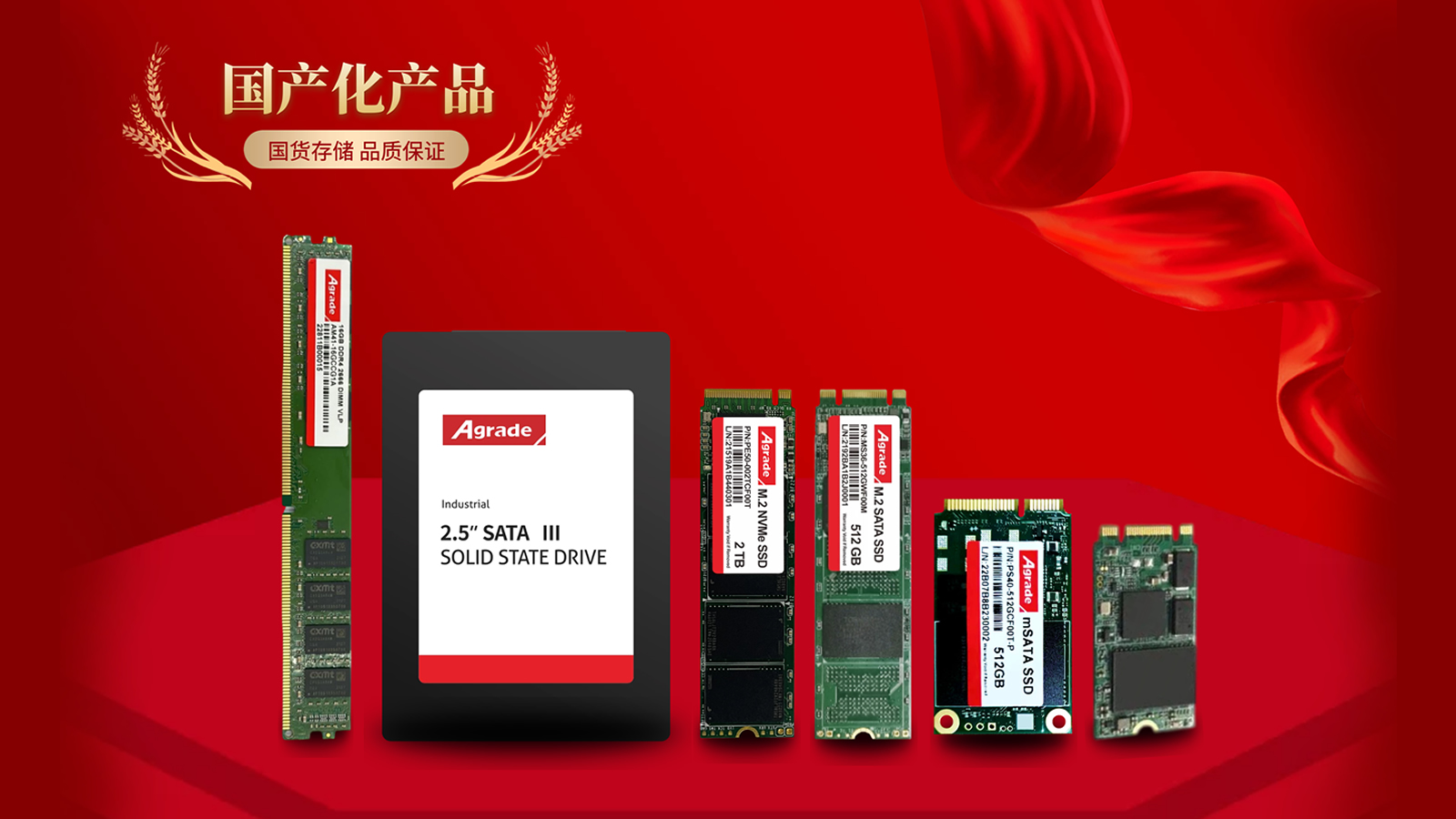 國貨來襲：Agrade睿達發布M.2 2242 NVMe工業級SSD