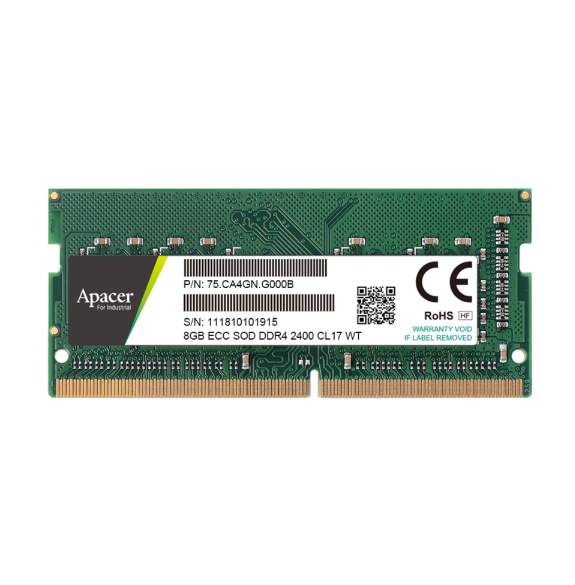 Apacer宇瞻/DDR4 寬溫 ECC SODIMM工規寬溫內存條