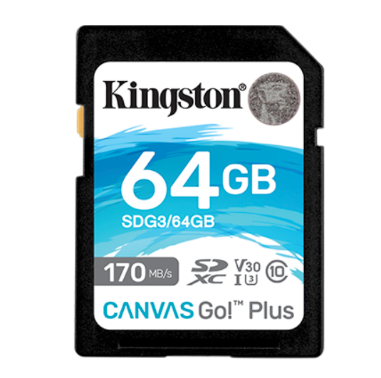 kingston/金士頓 Canvas Go!Plus SD 閃存卡